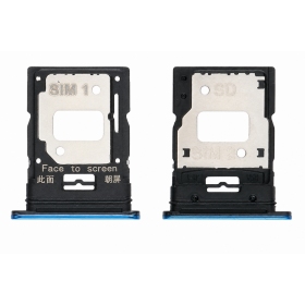 Supporto per scheda SIM Xiaomi Mi 11 Lite 4G / 5G / 5G NE 2021 (blu)
