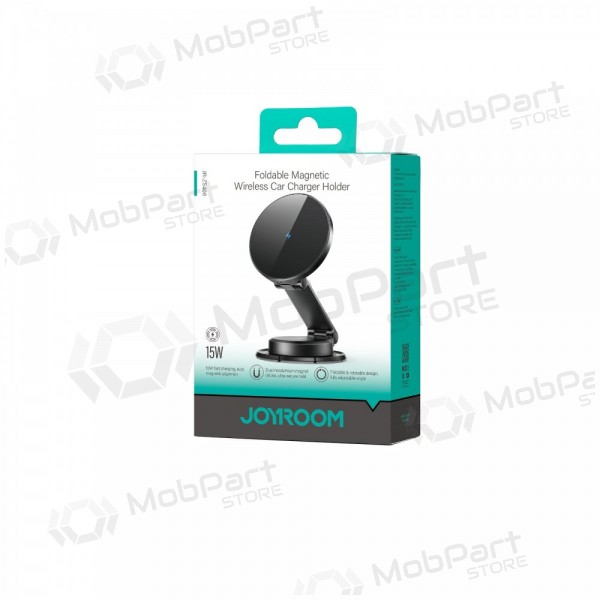 Automobilinis laikiklis-caricatore Joyroom JR-ZS408 (dashboard) 15W nero