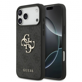 Custodia per Apple iPhone 17 Pro Max - Guess PU 4G Metal Logo (rosa)