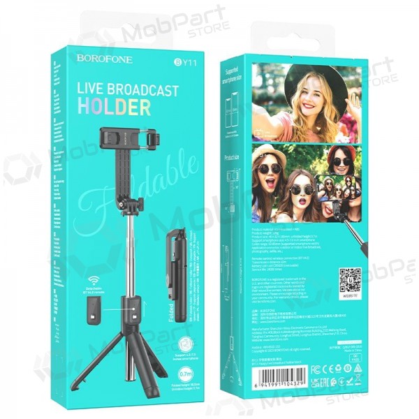 Bastone per selfie Borofone BY11 nero