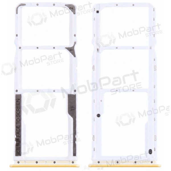 Supporto per scheda SIM Xiaomi Poco M4 Pro 4G (giallo)