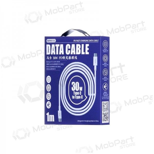 USB cavo Remax RC-C021 USB-C to USB-C 30W 2.0m bianca