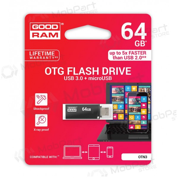 Chiavetta GOODRAM OTN3 64Gb OTG USB 3.0 + 