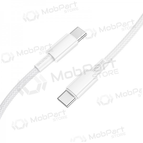 Cavo USB-C Borofone BX117 da USB-C a USB-C 1 m 60 W bianco.