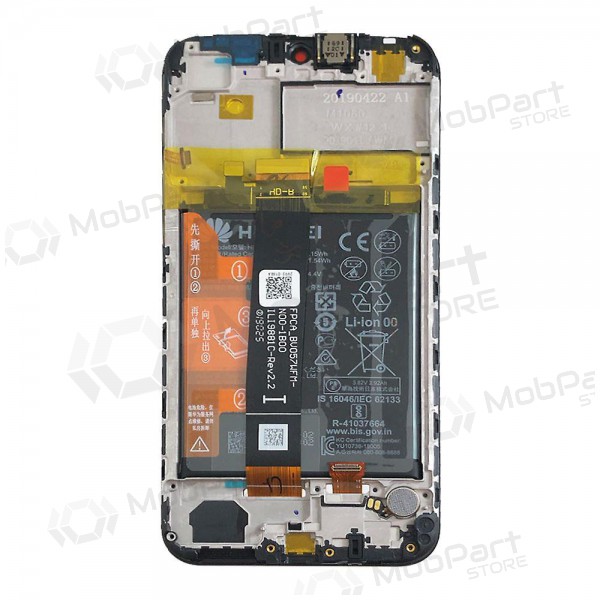 Huawei Y5 2019 schermo / display (nero) (con una cornice e batteria) (service pack) (originale) Huawei Y5 2019 schermo / display (nero) (con una cornice e batteria) (service pack) (originale)