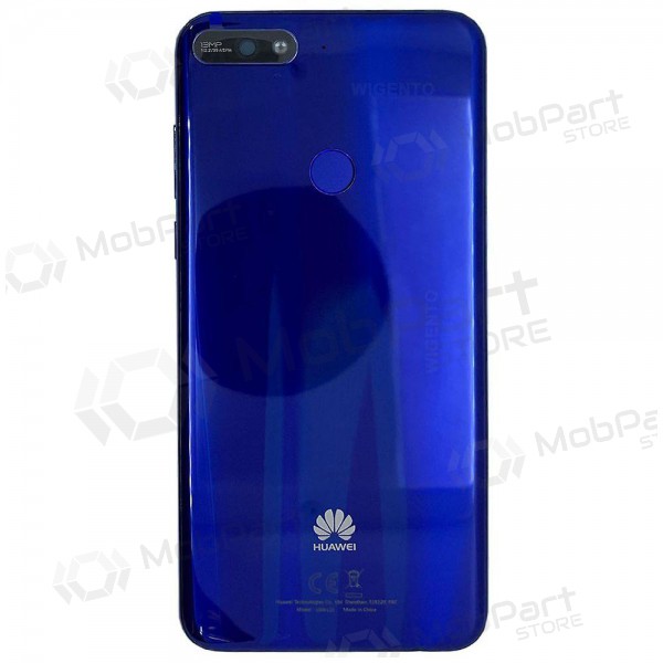 Huawei Y7 2018 coperchio batteria posteriore (blu) (usato grade A, originale)