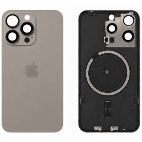 Cover posteriore per Apple iPhone 15 Pro Max (grigio) (Premium)