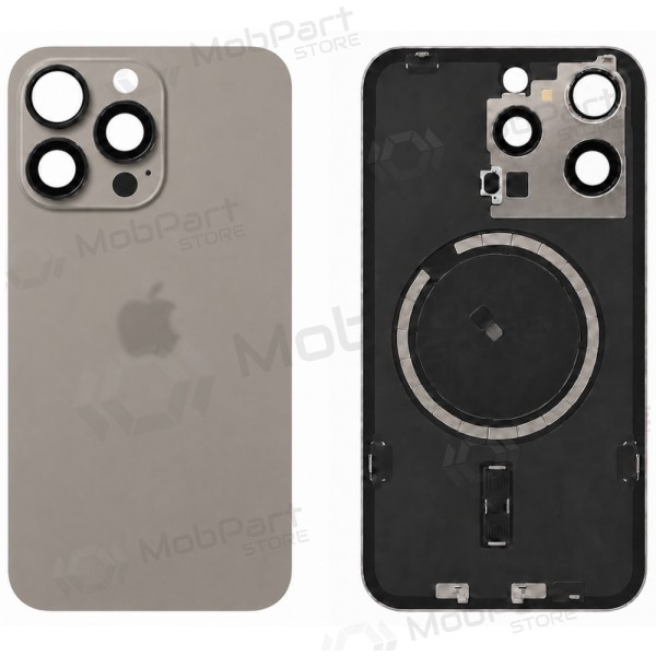 Cover posteriore per Apple iPhone 15 Pro Max (grigio) (Premium)