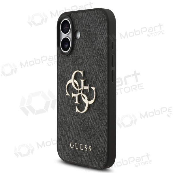 Custodia per Apple iPhone 17 - Guess PU 4G Metal Logo Strap (nero)