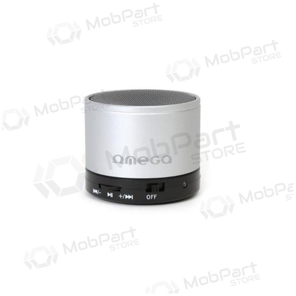 Altoparlante portatile Bluetooth OMEGA OG47 (MicroSD, vivavoce) (argento)
