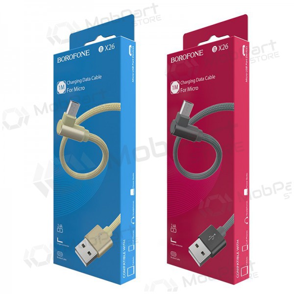USB cavo Borofone BX26 microUSB 1.0m (grigio)
