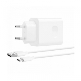 Caricatore originale Huawei CP404B SuperCharge 22.5W + cavo Type-C 1m nel pacchetto bianca