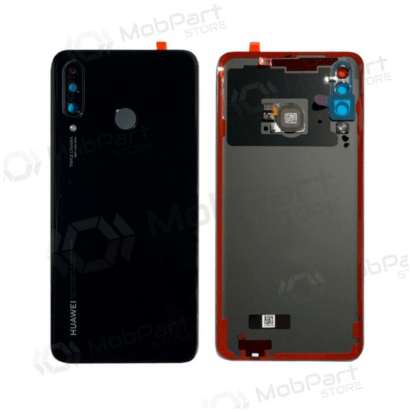 Huawei P30 Lite / P30 Lite New Edition 2020 48MP coperchio batteria posteriore nero (Midnight Black) (usato grade A, originale)