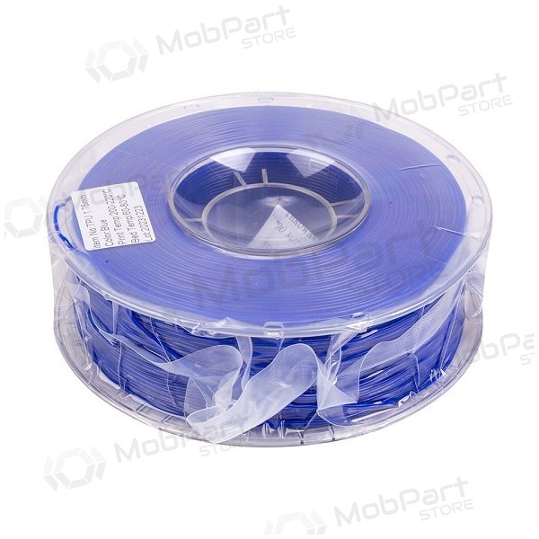 3D spausdinimo plastikas TPU, 1.75mm, 1kg, blu