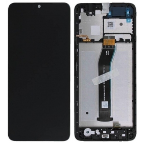 Xiaomi Redmi A3 schermo / display (nero) (con una cornice) (originale)
