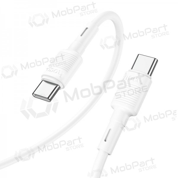 Cavo USB-C Hoco X83 USB-C a USB-C 1 m 60 W bianco