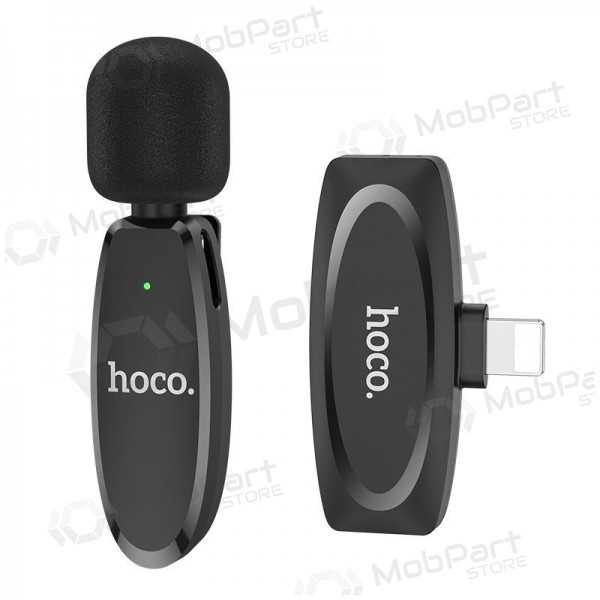Microfono Hoco L15 Lightning nero