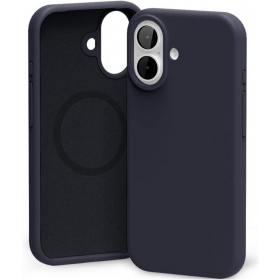 Custodia Mercury Pure Magsafe Silicon Case Apple iPhone 17 blu scuro