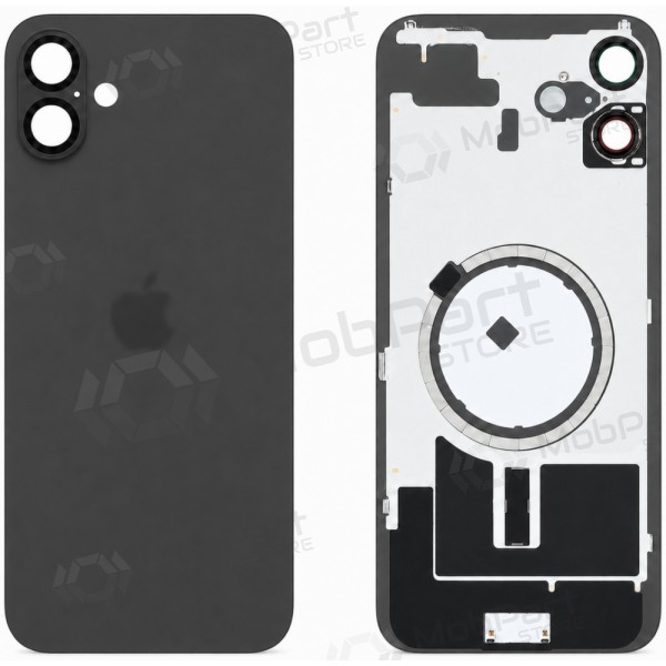 Cover posteriore per Apple iPhone 16 Plus (nero) (Premium)