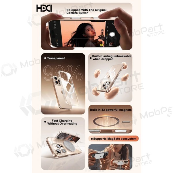 Custodia per Apple iPhone Air - HDD Clear MagSafe Case (trasparente)