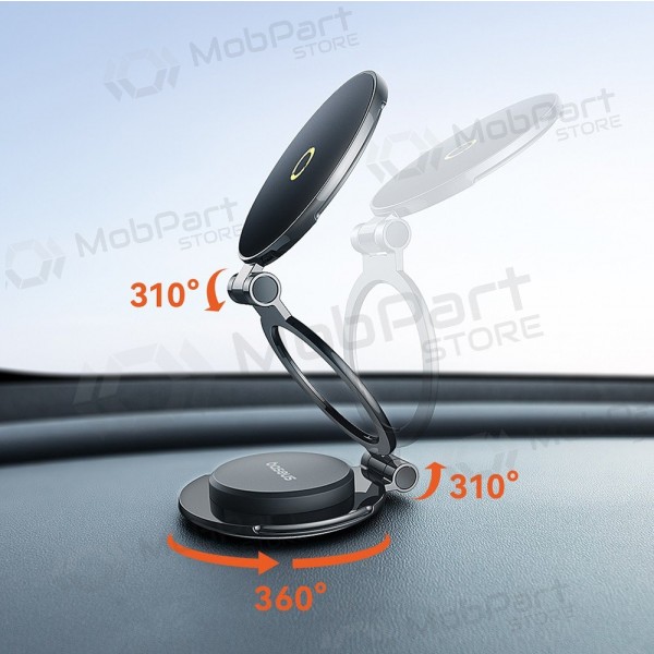 Supporto per telefono da auto Baseus MagPro II BS-CW06 sul cruscotto adesivo al pannello.