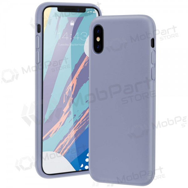 Custodia per Apple iPhone 11 Pro - Liquid Silicone 2.0mm (grigio lavanda)