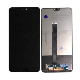 Huawei P20 schermo / display (nero) (su Home mygtuku)