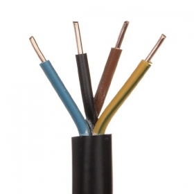 Cavo flessibile Lietkabelis OMY H03VV-F 4x0.5 mm² di rame bobina da 100 m.