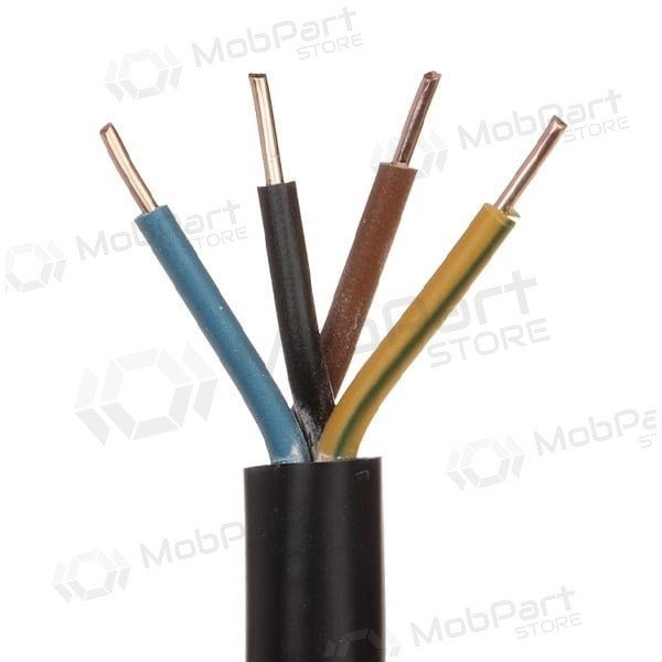 Cavo flessibile Lietkabelis OMY H03VV-F 4x0.5 mm² di rame bobina da 100 m.