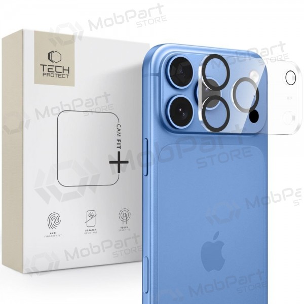 Vetro temperato protettivo per fotocamera Apple iPhone 18 Pro Max - Tech-Protect Cam Fit+ (trasparente)