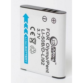 Olympus Li-50B, Pentax D-Li92 foto batteria / accumulatore