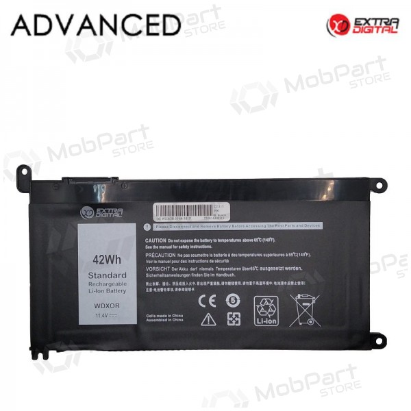 DELL WDX0R, 3400mah batteria del computer portatile, Advanced DELL WDX0R, 3400mah batteria del computer portatile, Advanced