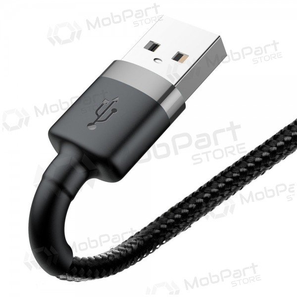 USB cavo Baseus Cafule USB-A to Lightning 2.4A 1.0m grigio-nero CALKLF-BG1