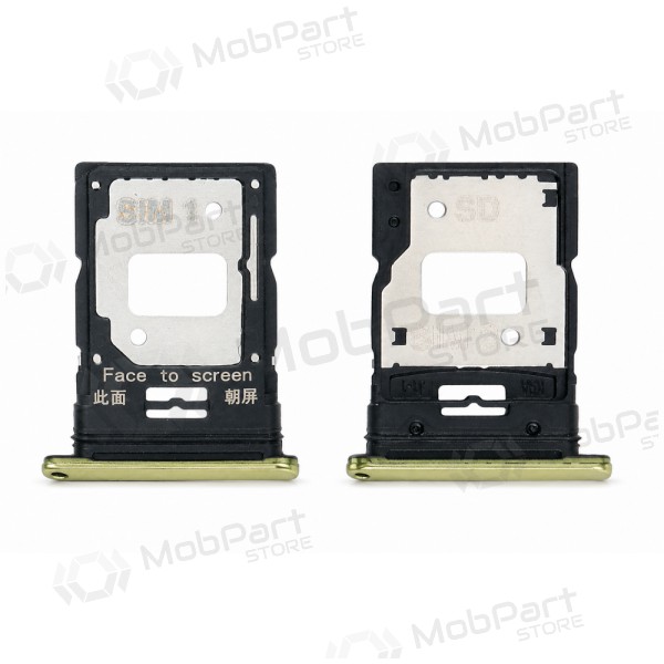 Supporto per scheda SIM Xiaomi Mi 11 Lite 4G / 5G / 5G NE 2021 (giallo)