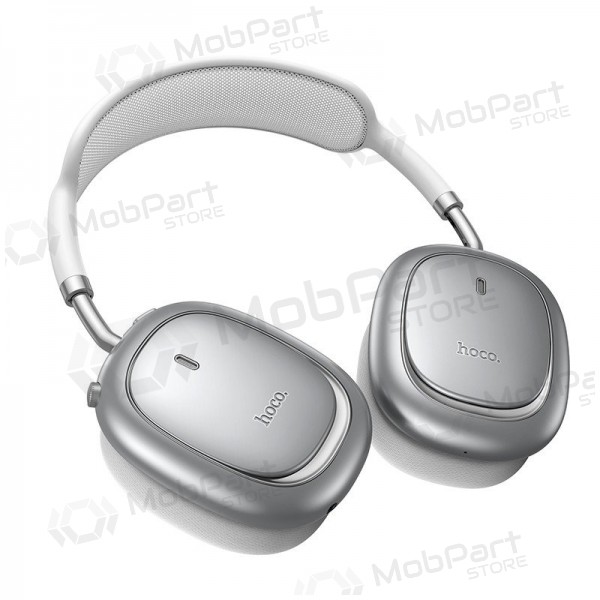 Cuffie wireless con microfono Hoco W68 ANC Bluetooth argento