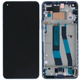 Xiaomi 11 Lite 5G NE schermo / display (blu) (con una cornice) (originale)