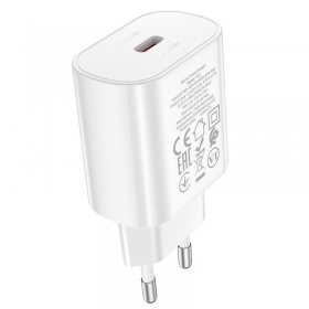 Caricabatterie per telefono Hoco N22 25 W USB-C bianco