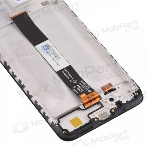 Xiaomi Redmi 9AT schermo / display (nero) (con una cornice) (service pack) (originale)