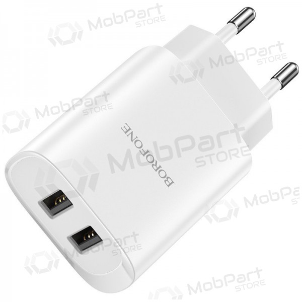 Caricatore Borofone BN2 2xUSB 2.1A (bianca)