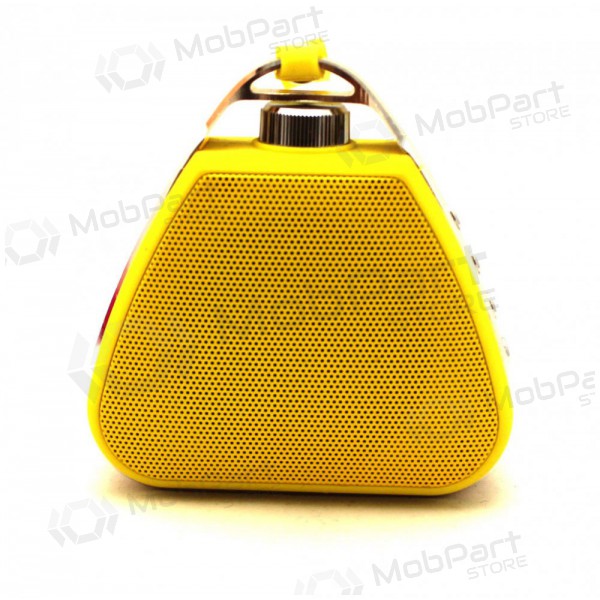 Altoparlante portatile Bluetooth PTH-17 (microSD, vivavoce, AUX) (giallo)