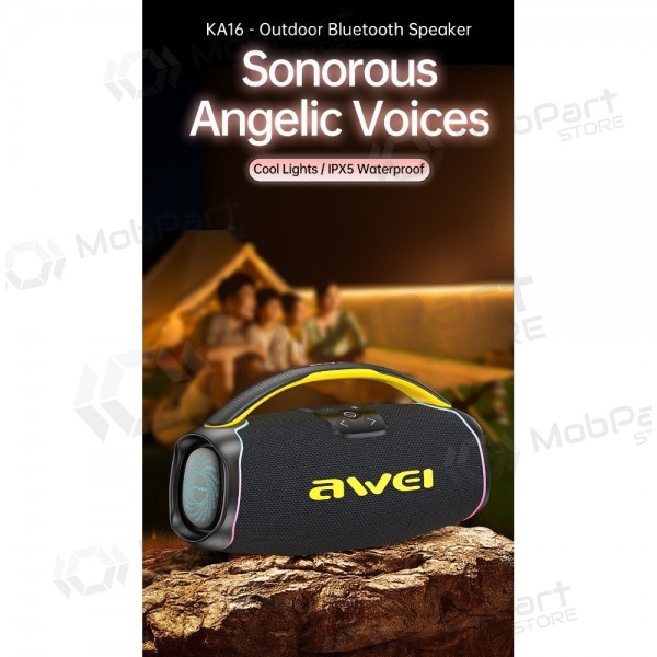 Bluetooth altoparlante portatile Awei KA16 60W nero