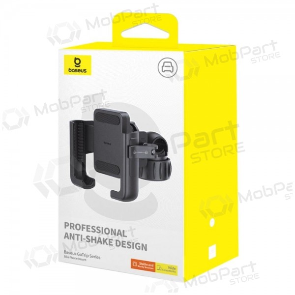 Telefono laikiklis dviračiui Baseus GoTrip Series Bike Phone Mount Cluster nero C40572301111-00