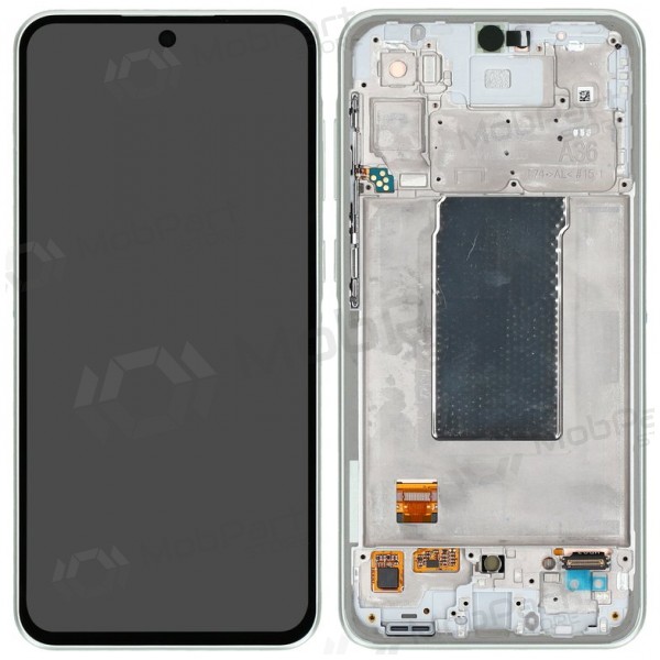 Schermo Samsung Galaxy A36 (verde) (con cornice) (originale)