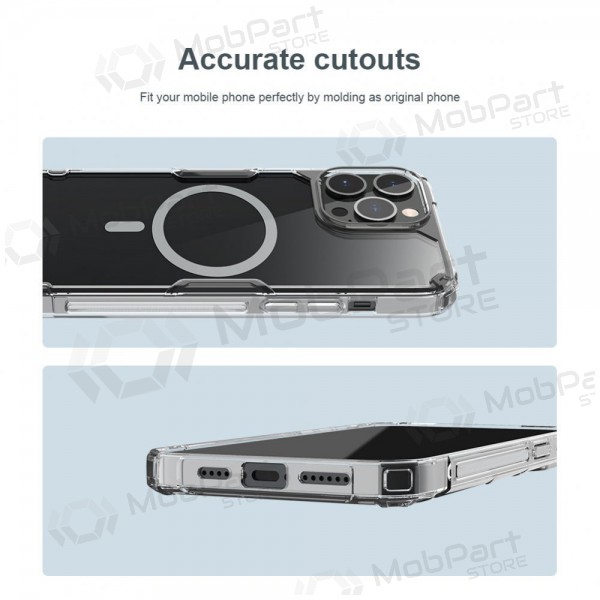 Apple iPhone 14 Pro custodia „Nillkin Nature Magnetic“ (bianca)