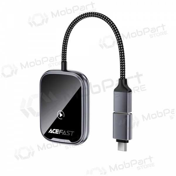 Adattatore CarPlay Acefast QC1 wireless Android Auto nero