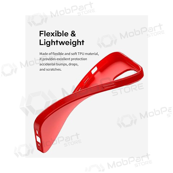 Custodia per Apple iPhone 14 - Mercury Soft Feeling (rosso)