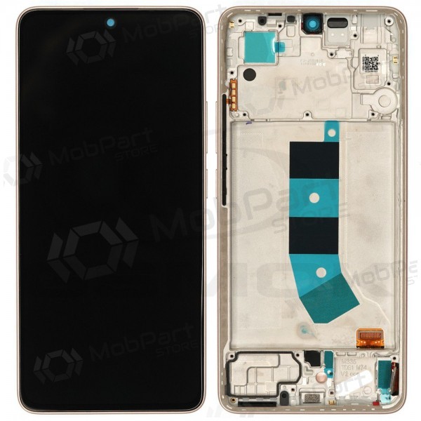 Xiaomi Redmi Note 13 4G schermo / display (d'oro) (con una cornice) (originale)
