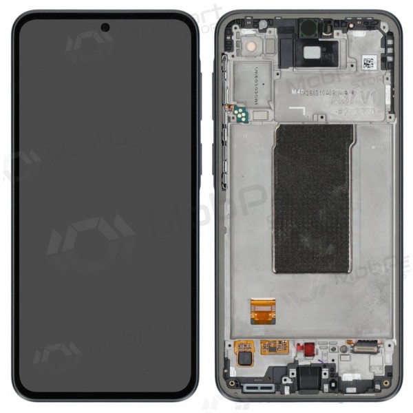 Schermo Samsung Galaxy A37 5G (grigio scuro) (con cornice) (originale)