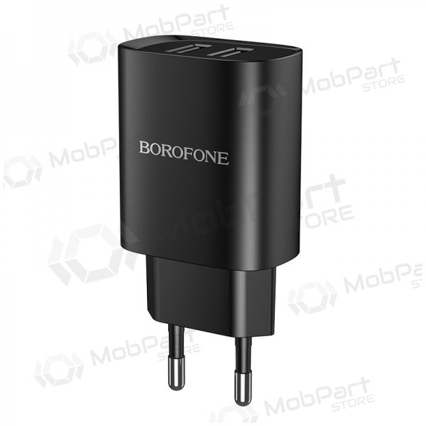 Caricatore Borofone BN2 2xUSB 2.1A (nero)
