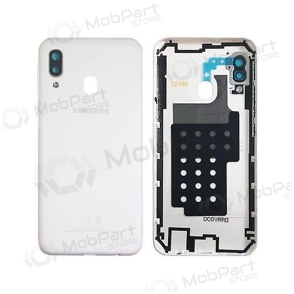 Cover posteriore Samsung Galaxy A20e (2019) (bianco) (originale)
